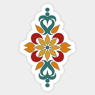 Abstract flower Sticker